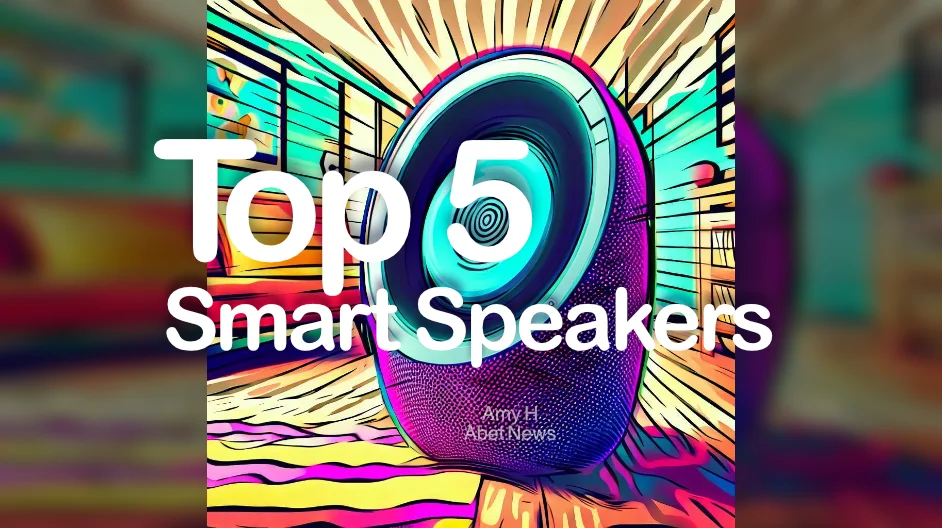 Top 5 Smart Speakers banner art