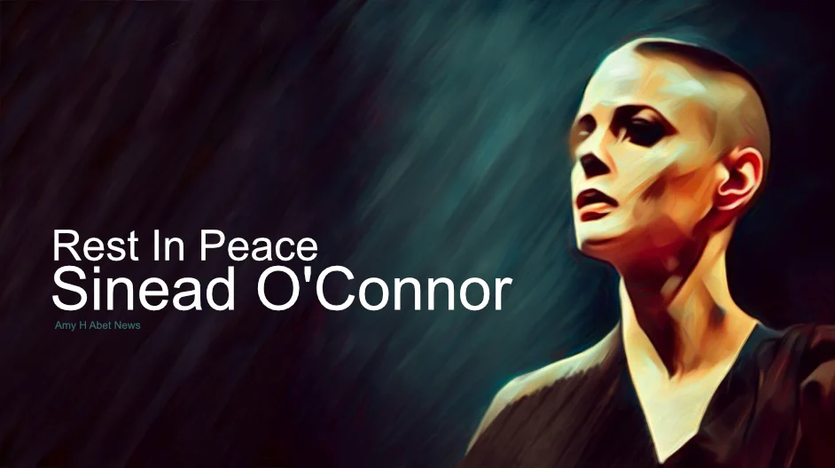 Rest In Peace Sinead O'Connor banner