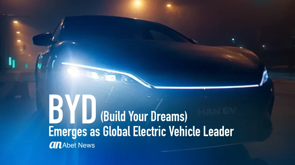 BYD Emerges as Global Electric Vehicle Leader banner