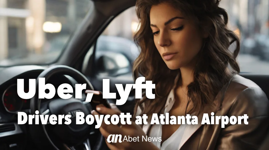 Uber, Lyft Drivers Boycott at Atlanta Airport banner