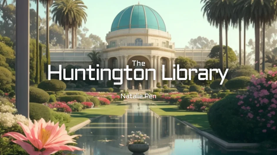 The Huntington Library, Natalie Pen banner