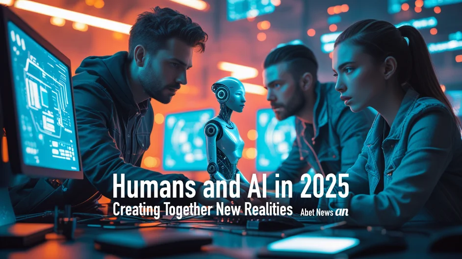 Humans and AI in 2025 banner