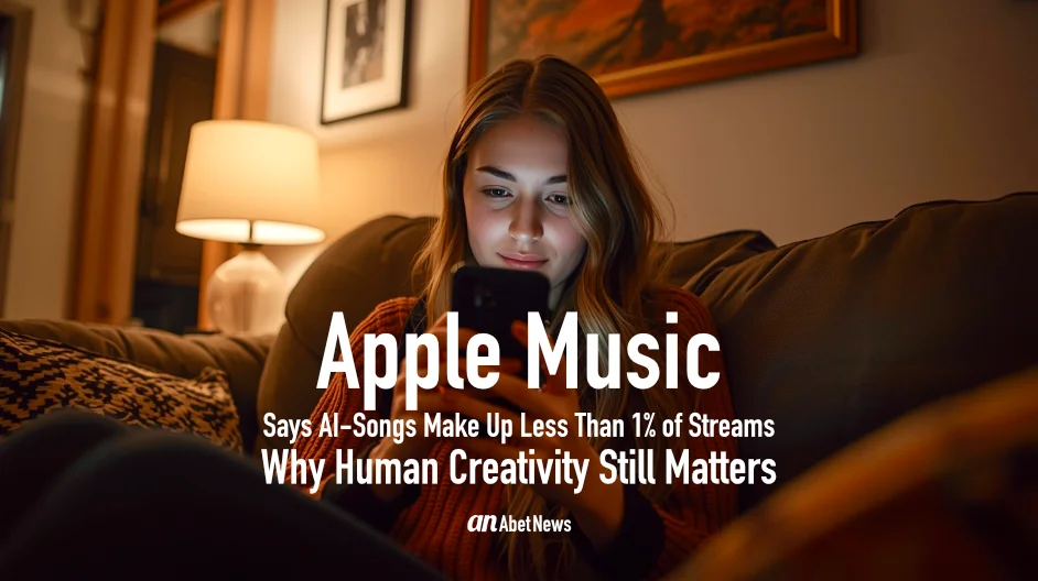 Apple Music Says AI-Songs Make Up Less Than 1% of Streams — Why Human Creativity Still Matters