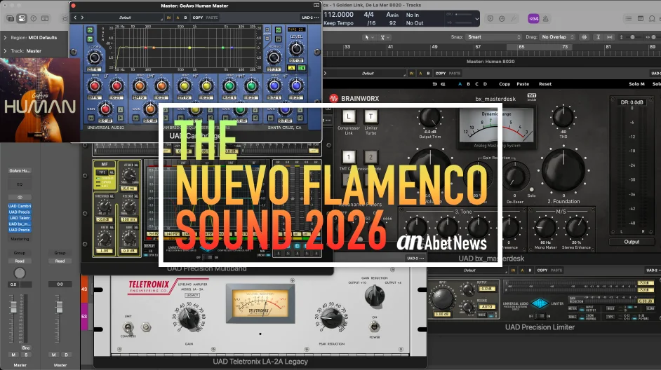 The Nuevo Flamenco Sound 2026. Cover art banner
