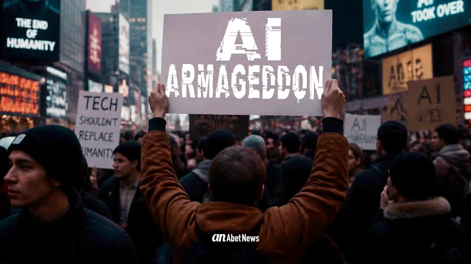 AI Armageddon: The Day AI Fear Became Mainstream. Cover art
